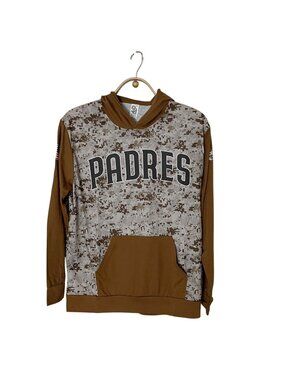 San Diego Padres Hoodie Pullover Digital Camo MLB Military Men's Medium